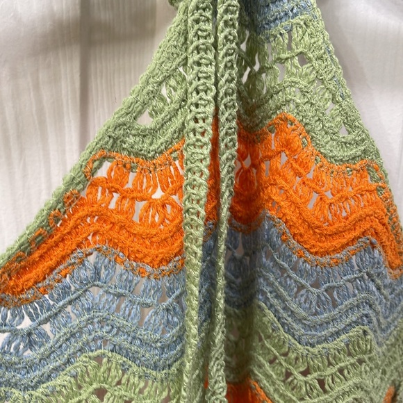 Zara Cut Out Crocheted Dress Limited Edition - Picture 8 of 11